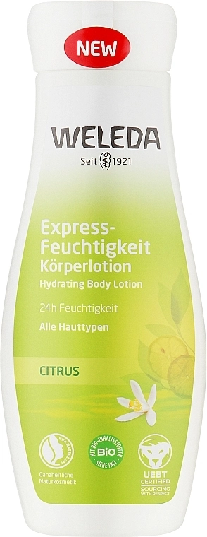 Weleda Лосьйон для тіла "Цитрус" Hydrating Body Lotion Citrus - фото N1