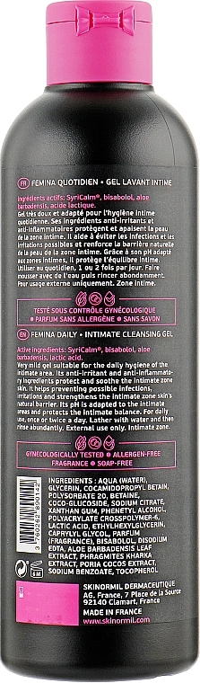Skinormil Очищувальний гель для щоденної інтимної гігієни Femina Daily - фото N2