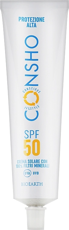 Bioearth Сонцезахисний крем з мінеральними фільтрами Consho Sun High Protection SPF 50 - фото N1