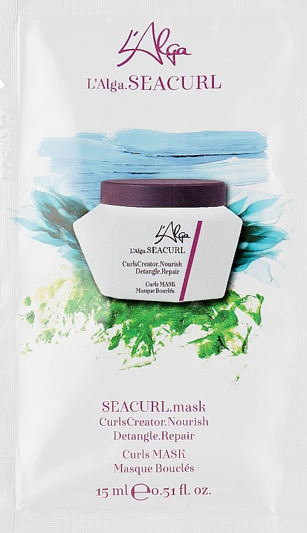 L’Alga Маска для вьющихся волос Seacurl Mask (пробник) - фото N1