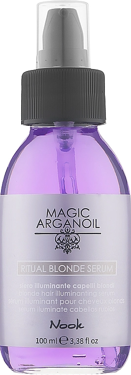 Nook Сыворотка для сияния светлых волос Magic Arganoil Ritual Blonde Serum - фото N1