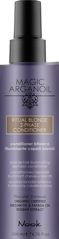 Nook Двофазний незмивний кондиціонер для волосся Magic Arganoil Ritual Blonde 2-Phase Conditioner - фото N1