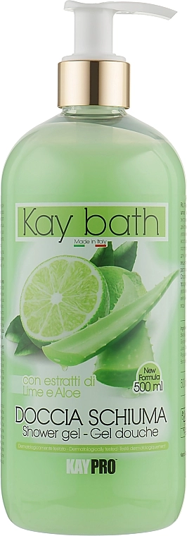 KayPro Гель для душу з екстрактом лайма й соком алое Kay Bath Shower Gel - фото N1