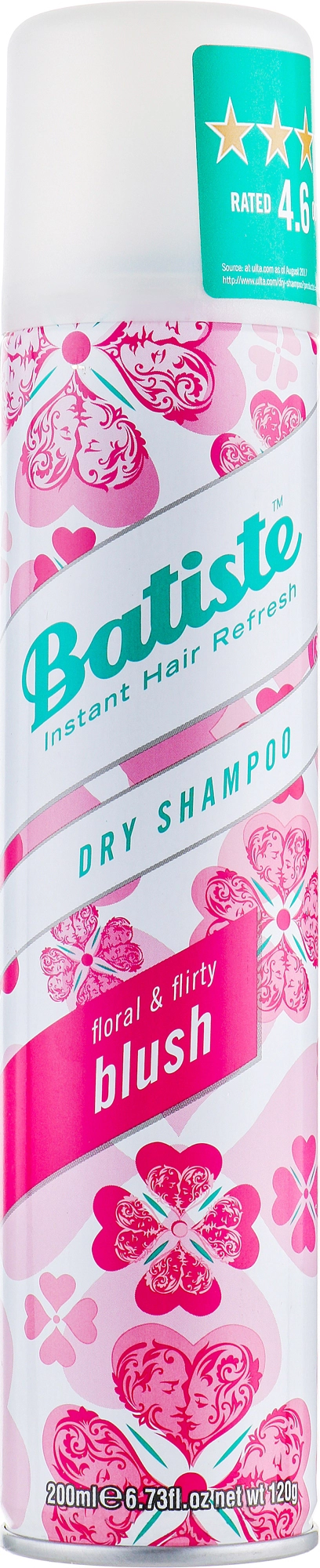 Сухий шампунь - Batiste Dry Shampoo Floral and Flirty Blush, 200 мл - фото N1