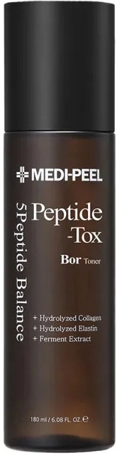 Антивіковий пептидний тонер для обличчя з ефектом ботоксу - Medi peel Bor-Tox Peptide Toner, 180 мл - фото N1