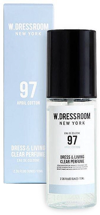 Парфюмированная вода унисекс - W.DRESSROOM Dress & Living Clear Perfume No.97 April Cotton, 70 мл - фото N1