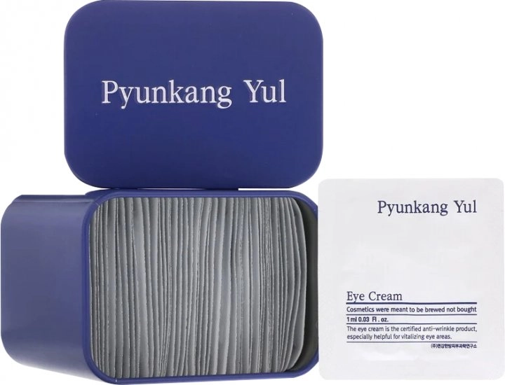 Питательный восстанавливающий крем для век с экстрактом астрагала и натуральных масел - Pyunkang Yul Eye Cream, 1 мл, 50 шт - фото N1