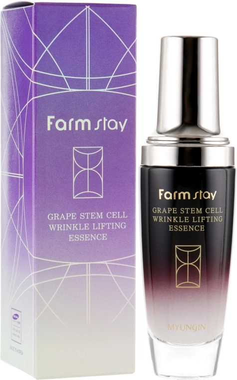Есенція-ліфтинг з фітостовбуровими клітинами винограду - FarmStay Grape Stem Cell Wrinkle Lifting Essence, 50 мл - фото N1