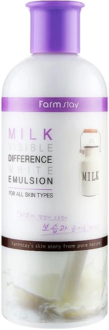 Емульсія з молочним екстрактом - FarmStay Visible Difference White Moisture Emulsion Milk, 350 мл - фото N1