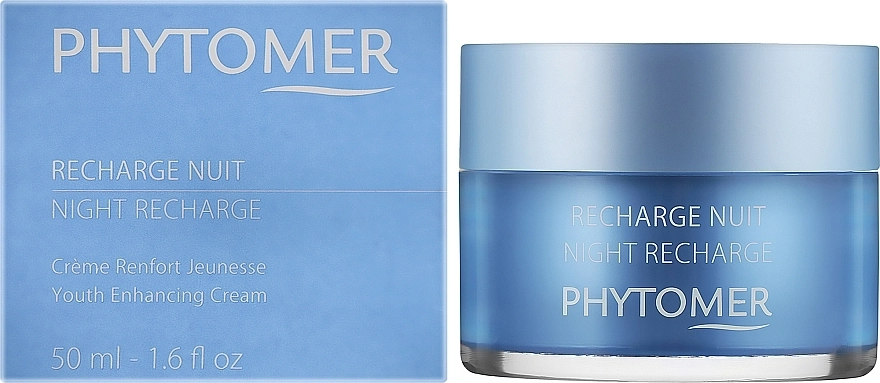 Нічний відновлюючий крем для обличчя - Phytomer Night Recharge Youth Enhancing Cream, 50 мл - фото N2