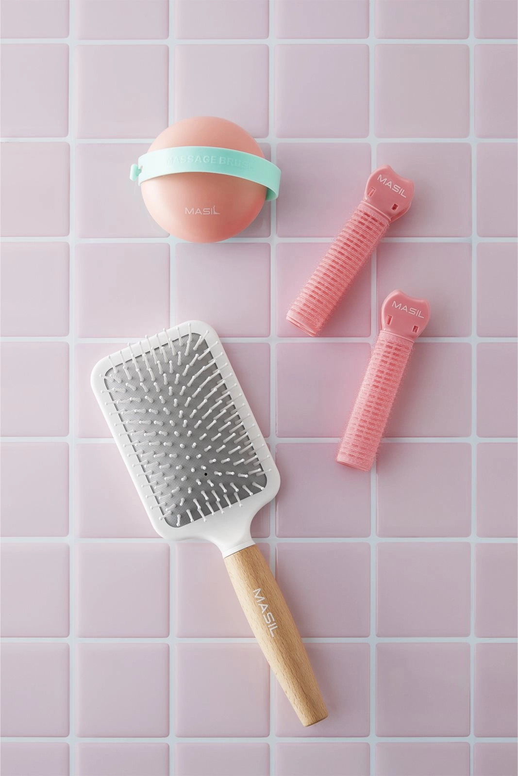 Бигуди с зажимом для волос - Masil Peach Girl Hair Roller Pins, 2 шт - фото N4
