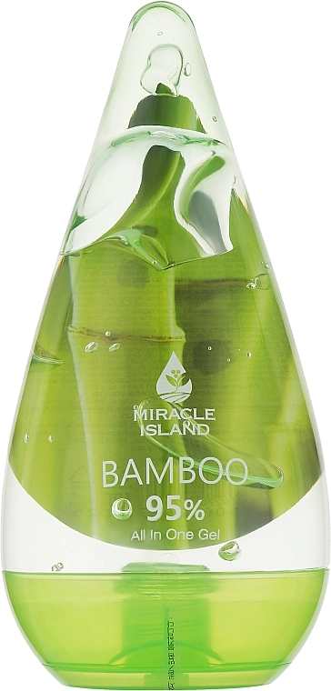 Гель для обличчя, тіла і волосся "Бамбук" - Miracle Island Bamboo 95% All In One Gel, 250 мл - фото N1