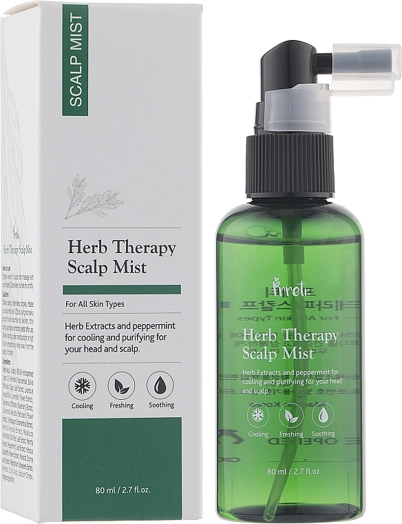 Мист для ухода за кожей головы - Prreti Herb Therapy Scalp Mist, 80 мл - фото N1