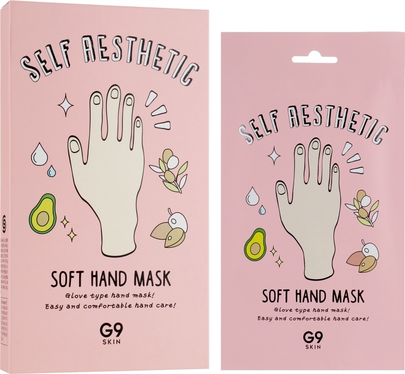 Маска для рук - G9Skin Self Aesthetic Soft Hand Mask, 5 шт - фото N1