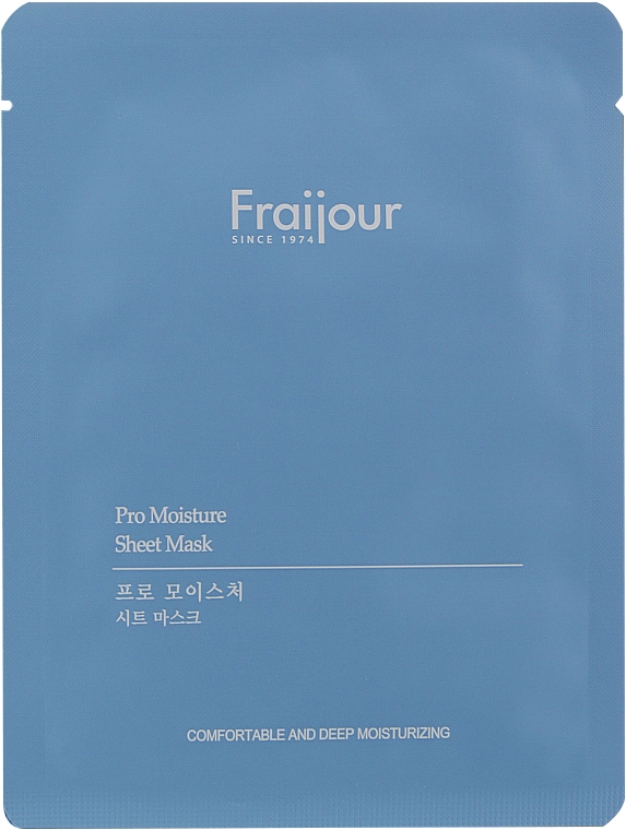 Увлажняющая тканевая маска для лица - Fraijour Pro Moisture Sheet Mask, 1 шт - фото N1