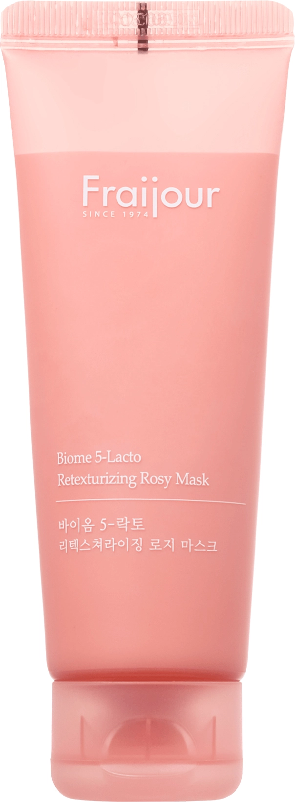 Глиняна маска з пробіотиками для відновлення біому шкіри - Fraijour 5-Lacto Retexture Rosy Mask, 75 мл - фото N1