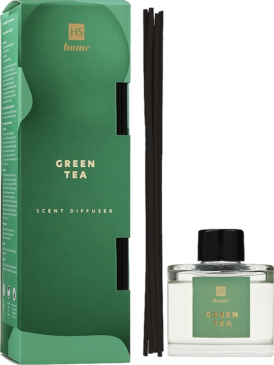 Аромадіфузор "Зелений чай" - HiSkin HS Home Green Tea Scent Diffuser, 90 мл - фото N1