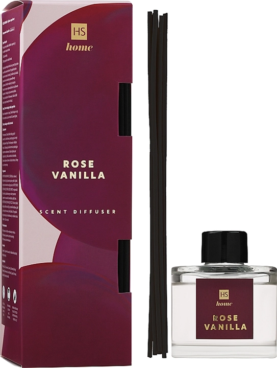 Аромадифузор "Троянда-ваніль" - HiSkin Home Fragrance Rose Vanilla, 90 мл - фото N1
