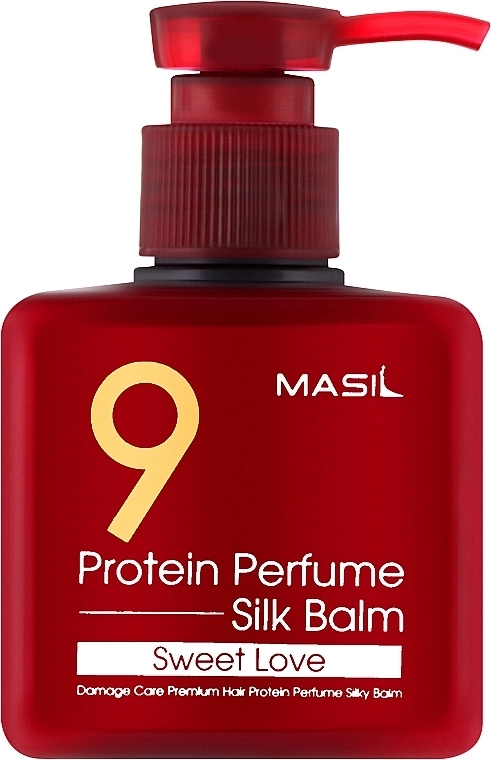 Незмивний парфумований протеїновий бальзам для пошкодженого волосся - Masil 9 Protein Perfume Silk Balm Sweet Love, 180 мл - фото N1