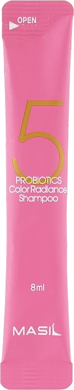 Шампунь для защиты цвета окрашенных волос с пробиотиками - Masil 5 Probiotics Color Radiance Shampoo, 20x8 мл - фото N2