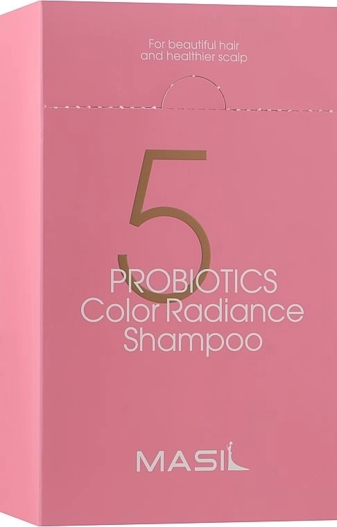 Шампунь для захисту кольору фарбованого волосся з пробіотиками - Masil 5 Probiotics Color Radiance Shampoo, 20x8 мл - фото N3