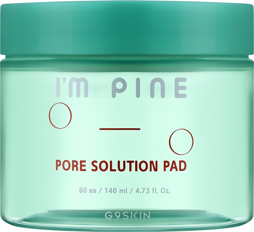 Очищувальні пади з екстрактом сосни - G9Skin I'm Pine Pore Solution Pad, 60 шт - фото N1