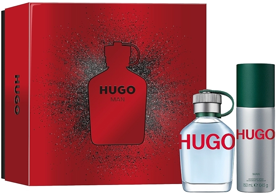 Hugo Boss HUGO Man Набор (edt/75ml + deo/150ml) - фото N1