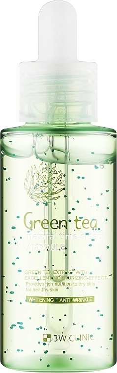 Ампульная ночная сыворотка с зеленым чаем - 3W Clinic Green Tea Natural Time Sleep Ampoule, 60 мл - фото N1