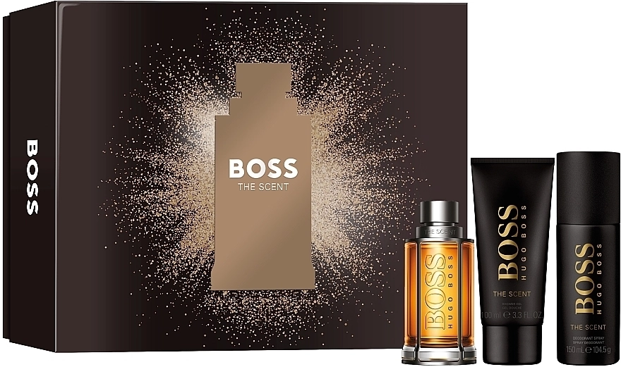 Hugo Boss BOSS The Scent Набір (edt/100ml + sh/gel/100ml + deo/spray/150ml) - фото N1