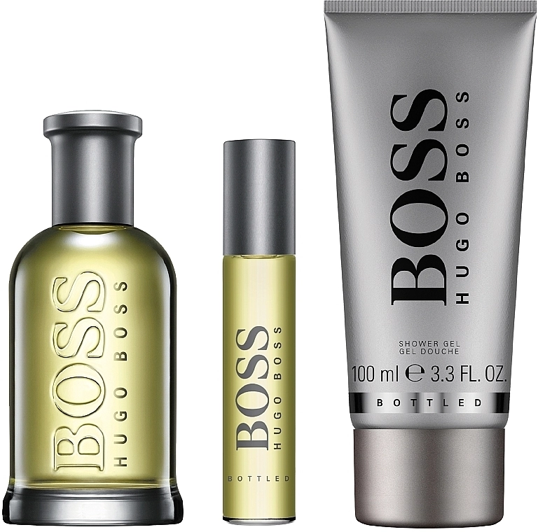 Hugo Boss BOSS Bottled Набор (edt/100ml + sh/gel/100ml + edt/10ml) - фото N2