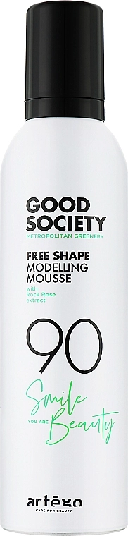 Artego Мус для укладання волосся, середньої фіксації Good Society 90 Free Shape Modelling Mousse - фото N1