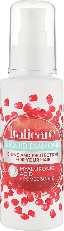 Italicare УЦІНКА Рідкі кристали для блиску волосся "Гранат" Liquid Diamond * - фото N1