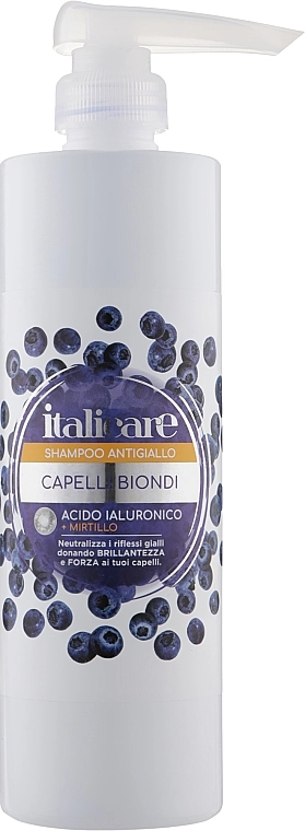 Italicare Шампунь для волосся з антижовтим ефектом Antiglallo Shampoo - фото N3