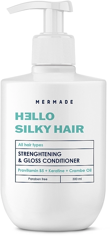 Mermade Кондиционер для укрепления и сияния волос Keratin & Pro-Vitamin B5 Strengthening & Gloss Conditioner - фото N1