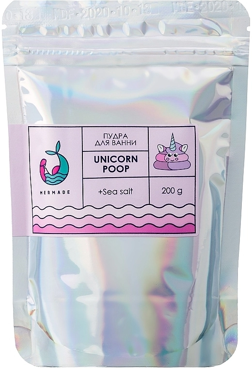 Mermade Пудра для ванни Unicorn Poop Bath Powder - фото N1