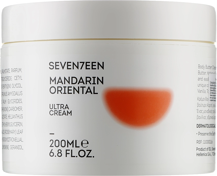 Seventeen Крем для тела "Mandarin Oriental" Ultra Cream - фото N1