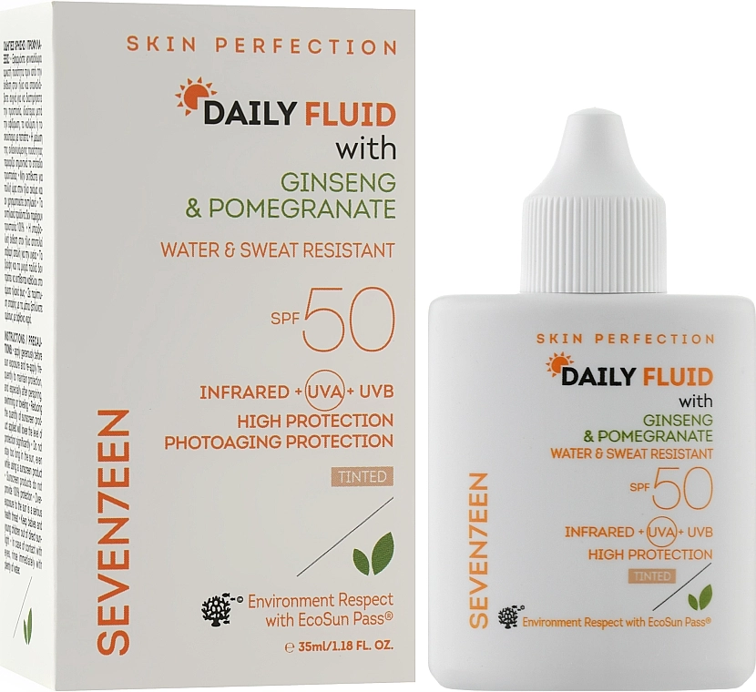 Seventeen Крем солнцезащитный SPF 50, тонированный Skin Perfection Daily Fluid SPF 50 Tinted - фото N2