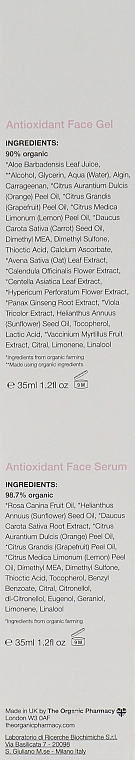 The Organic Pharmacy Набір Antioxidant Duo (f/ser/35ml + f/gel/35ml) - фото N3