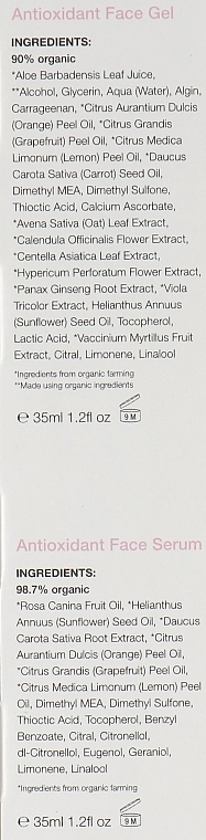 The Organic Pharmacy Набір Antioxidant Duo (f/ser/35ml + f/gel/35ml) - фото N4