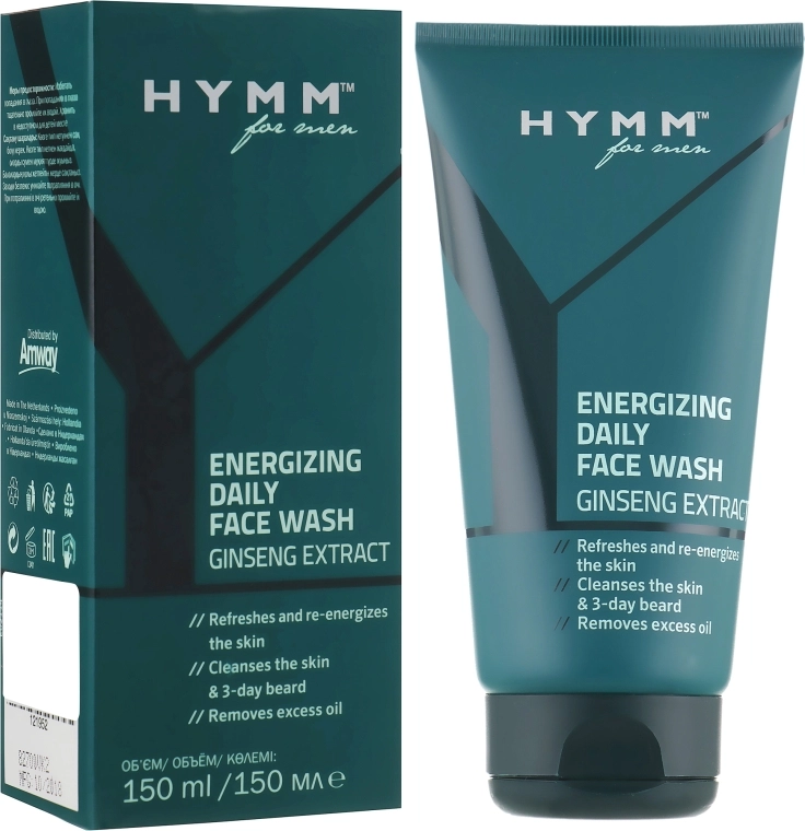 Amway Тонізувальний гель-крем для умивання HYMM Energizing Daily Face Wash - фото N1