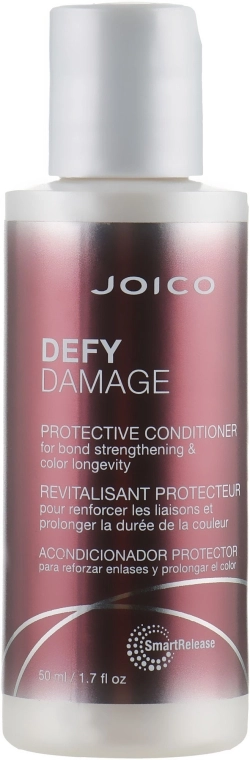 Кондиціонер-бонд захисний для зміцнення зв'язків і стійкості кольору - Joico Protective Conditioner For Bond Strengthening & Color Longevity, 50 мл - фото N1