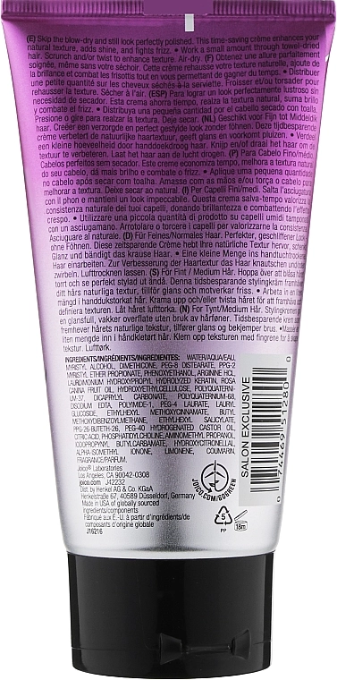 Joico Стилизирующий крем для тонких/нормальных волос (без сушки) Zero Heat Air Dry Creme For Fine/Medium Hair - фото N2