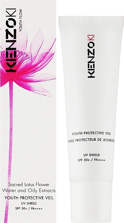 KenzoKi Захисна вуаль для обличчя Youth Flow Youth Protective Veil UV Shield SPF50+/PA++++ - фото N2