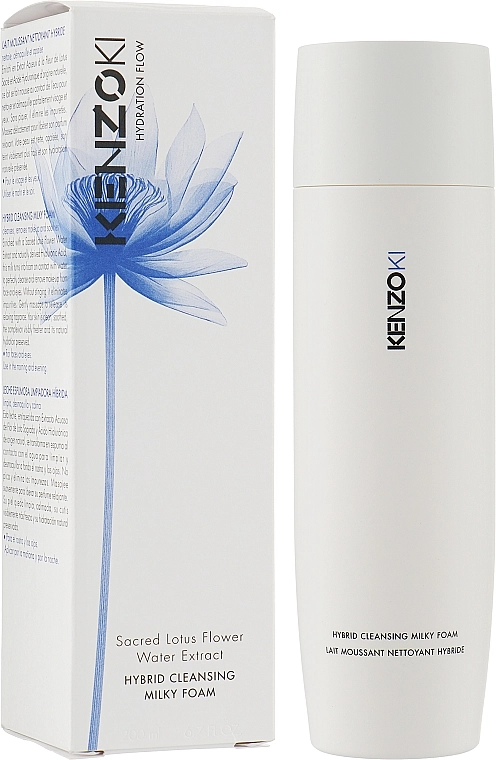 KenzoKi Очищувальне пінне молочко для обличчя Hydration Flow Hybrid Cleansing Milky Foam - фото N1