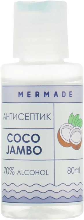 Mermade Антисептик для рук "Coco Jambo" 70% Alcohol Hand Antiseptic - фото N1