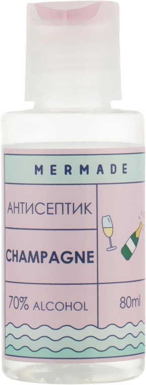 Mermade Антисептик для рук "Champagne" 70% Alcohol Hand Antiseptic - фото N1