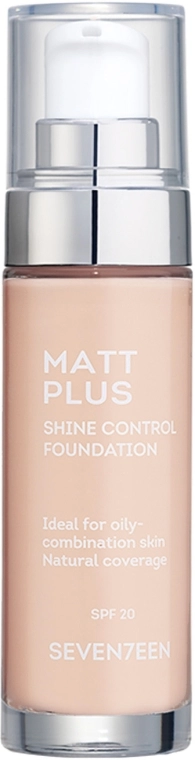 Seventeen Matt Plus Shine Control Foundation Тональный крем - фото N1