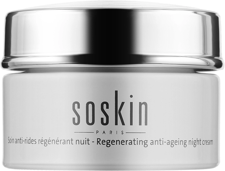 Soskin Регенерирующий омолаживающий ночной крем для лица Regenerating Anti Ageing Night Cream, 30ml - фото N1