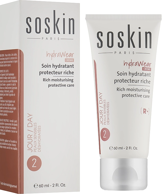 Soskin Увлажняющий питательный крем для сухой кожи лица Hydrawear Creme-Rich Moisturising Protective Care - фото N2