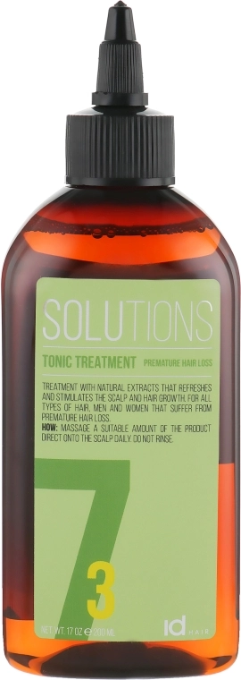 IdHair Тонизирующее средство против выпадения волос Solutions №7-3 Tonic Treatment - фото N3